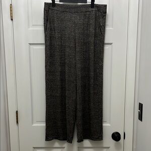 J. Jill Wearever Pull On Heather Knit Full Leg Pants - Size Large Petite